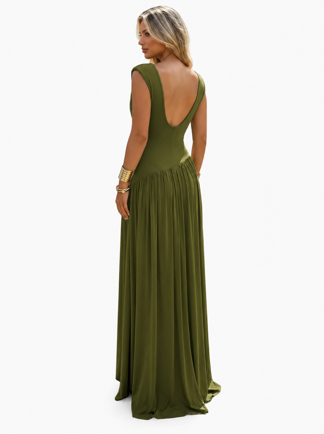 Isabella | Convertible Cowl Neck Maxi Dress