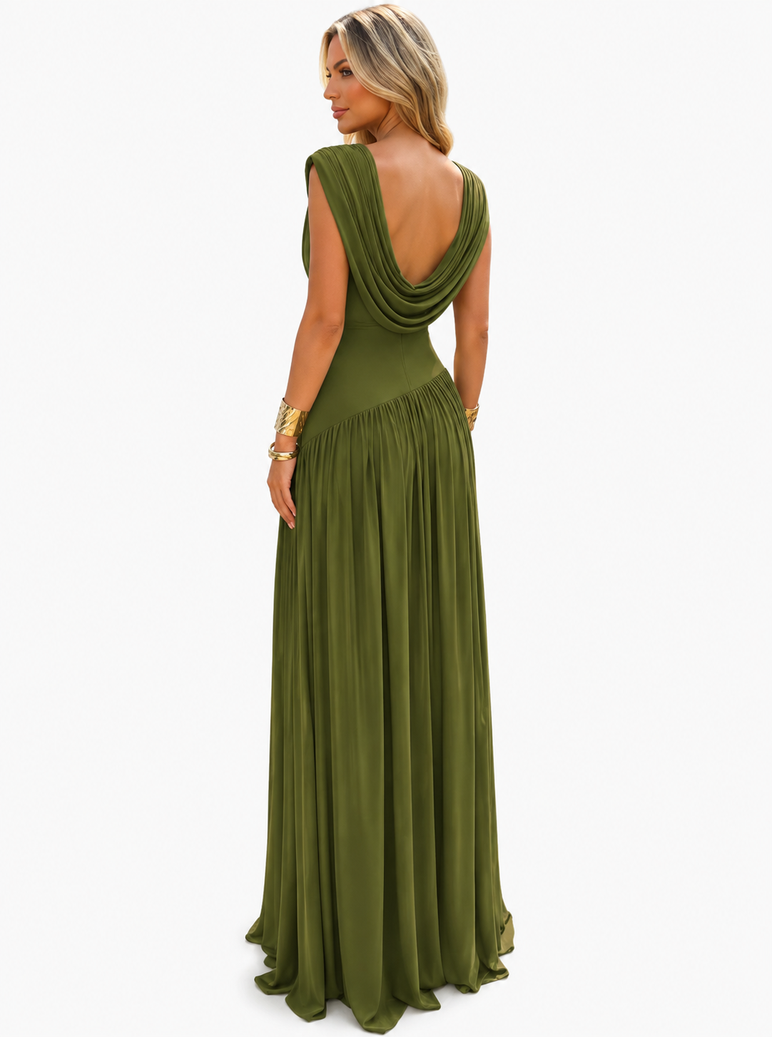 Isabella | Convertible Cowl Neck Maxi Dress